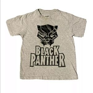 Boy's Black Panther Tshirt size 4-5